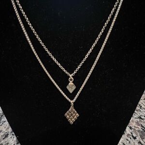 Silver Layered Necklace